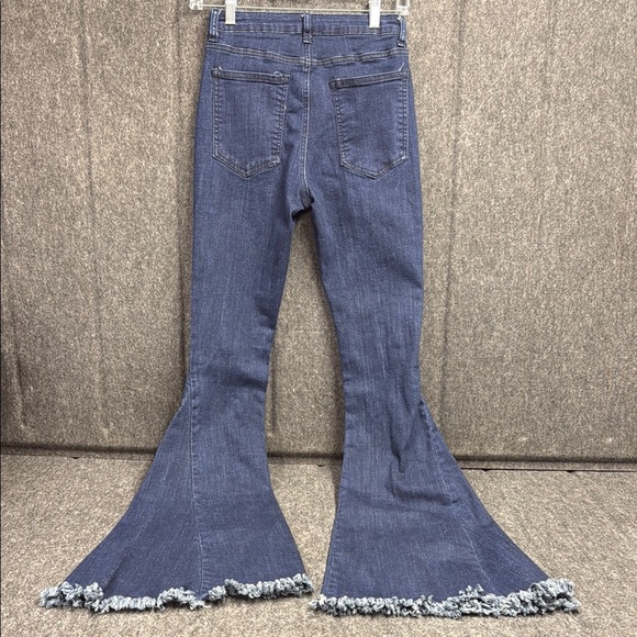 Altar'd State Blue Flare Wide Leg Jeans - Picture 5 of 6